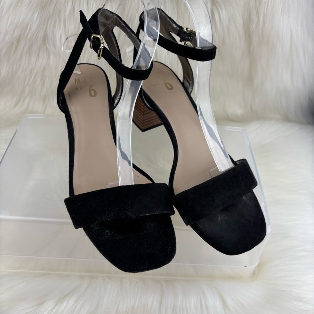 MIX NO.6 SUEDE HEELS SANDALS SIZE 8.5 WOMANS